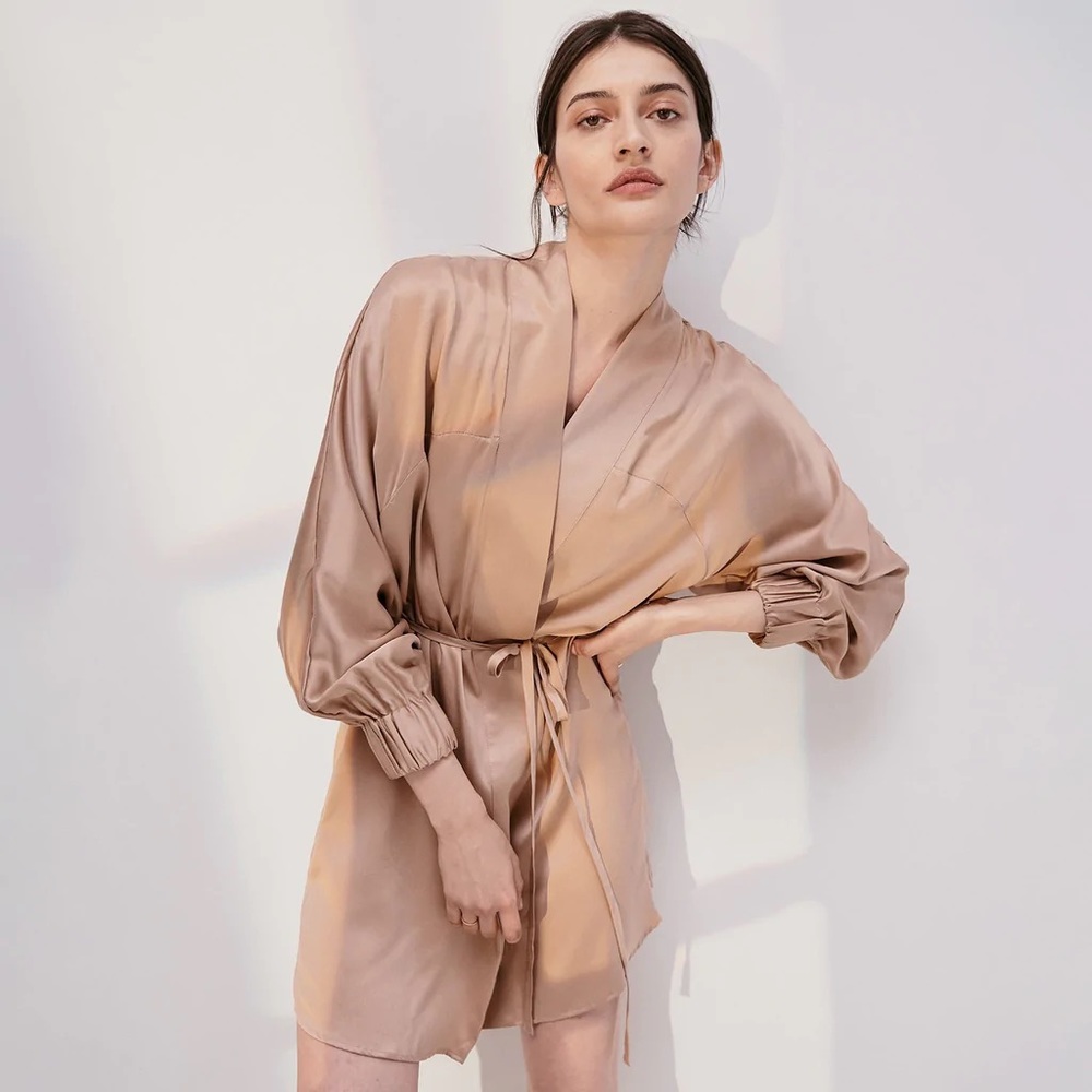 NWOT Lunya Washable Silk Robe